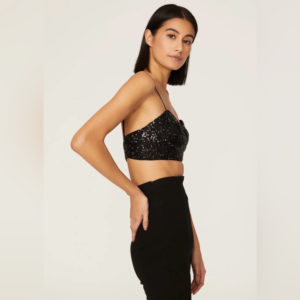 ❤️NWT MILLY sequin Virginia top